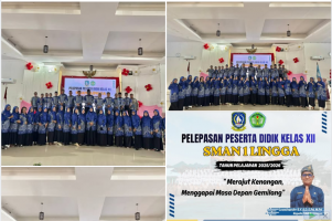 Pelepasan Peserta Didik Kelas XII SMA Negeri 1 Lingga Tahun Pelajaran 2025/2026