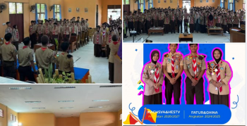 Sertijab Pengurus Lama & Pengurus Baru Dewan Ambalan SMAN 1 Lingga